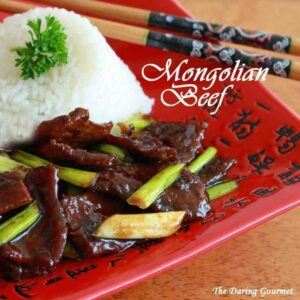 Beef Mongolian + Rice