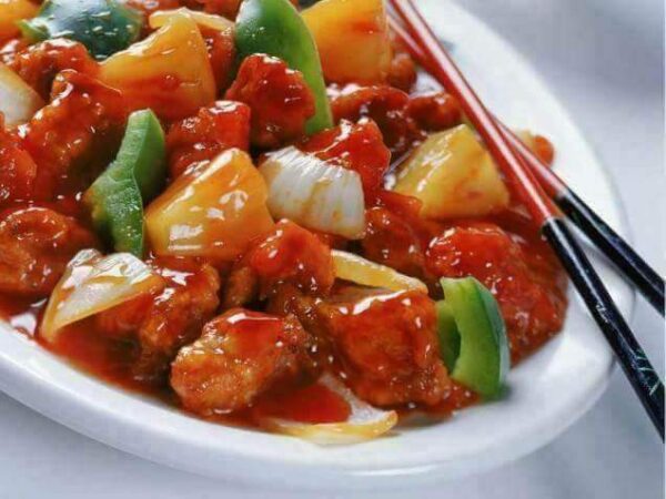 Chicken Sweet & Sour + Rice