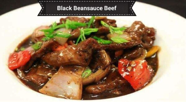 Beef Black Bean Sauce + Rice