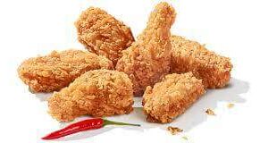 6 Pieces Fried Wings + Fries + Cola