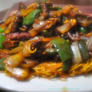 Beef Hong Kong