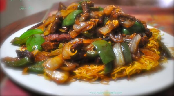 Beef Hong Kong